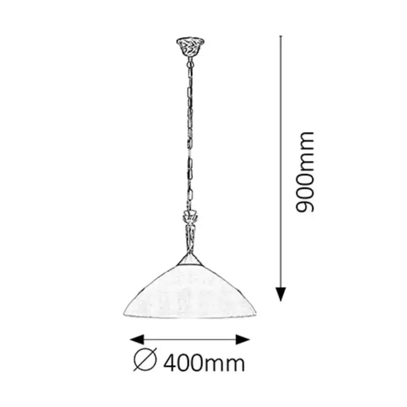 RABALUX Regina visilica E27 60W bronza
