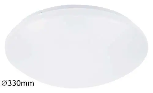 RABALUX Lucas kupatilska plafonjera LED 18W 4000K 33cm bela IP44