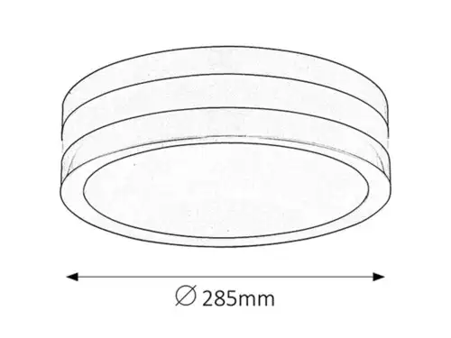 RABALUX Stuttgart spoljna plafonska lampa E27 2x11W IP44 ant