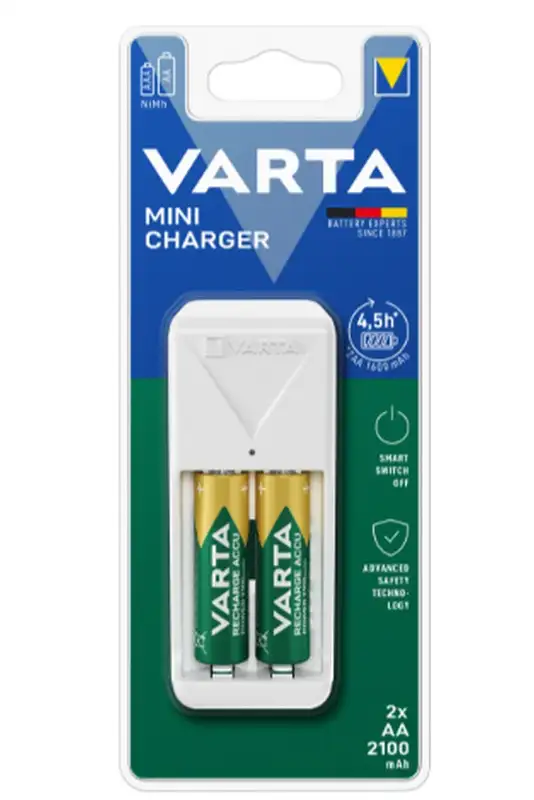 VARTA Mini charger 2xHR6 2100mAh