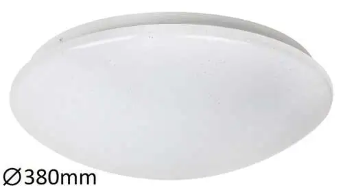 RABALUX Lucas plafonjera LED 24W 4000K 38cm zvezdano IP20