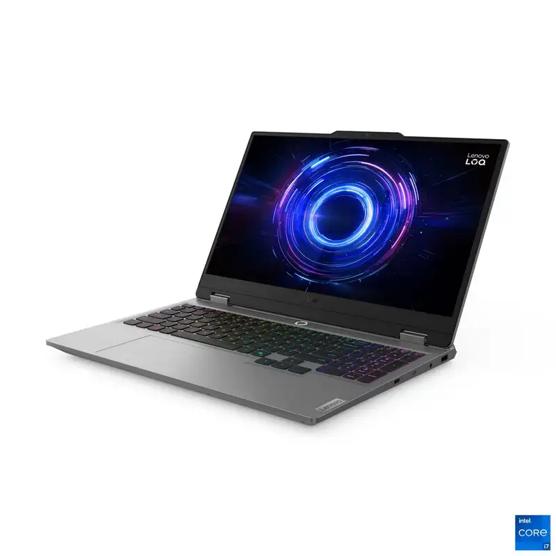 LENOVO LOQ 15IRX10, 15.6" FHD, Intel Core i7-13645HX, 24GB, 512GB, RTX5060, Bklt SRB, DOS, siva (83JE01A6YA)
