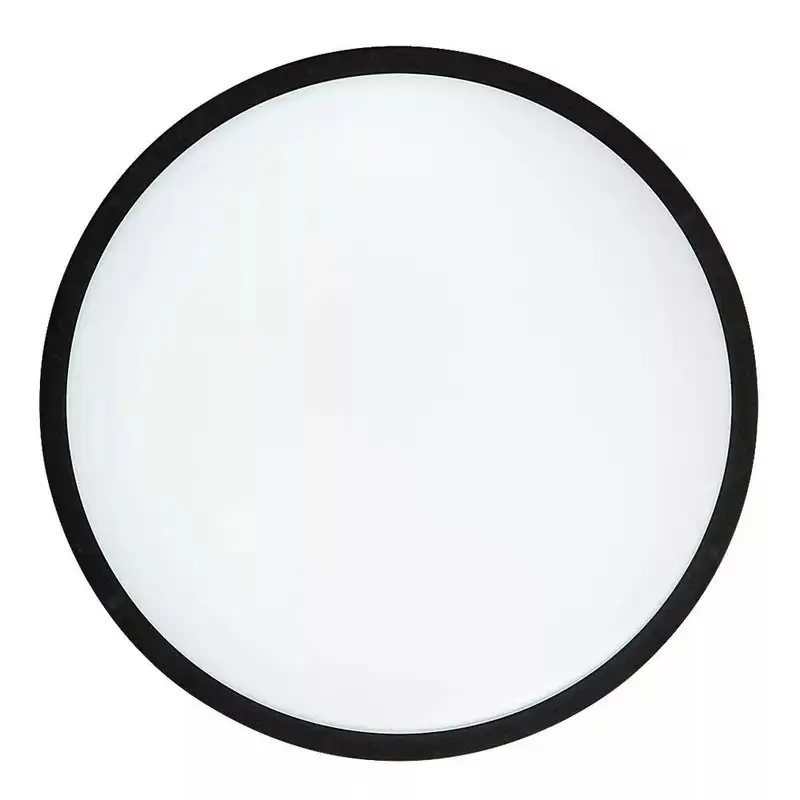 RABALUX Alenzo, LED plafonjera crni prsten, IP44 zaštita, 18W, DIP Switch 3000-4000-6000K, precnik 30cm
