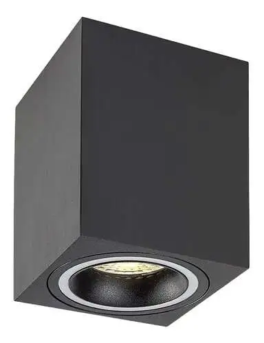 RABALUX Kobald plafonjera GU10 25W crna 8x8