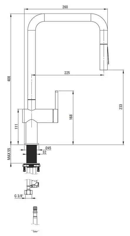DEANTE BKM D73N