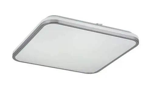 RABALUX Linden, plafonjera kvadrat LED 72W 3000-6500K daljinski 49cm