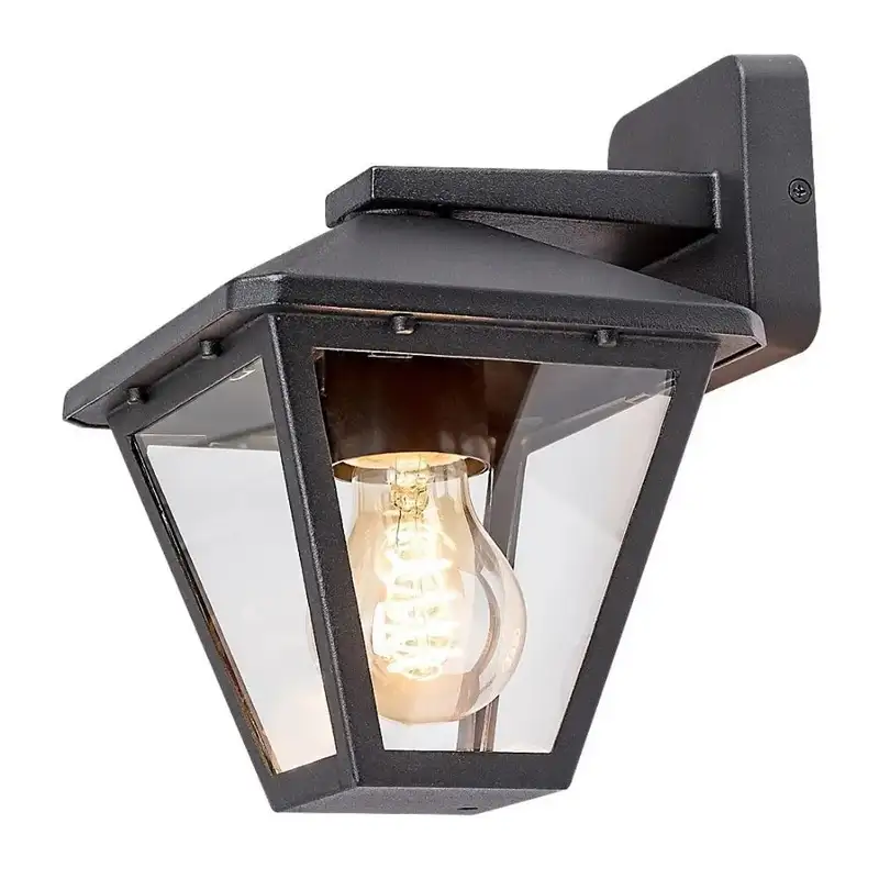 RABALUX Paravento spoljna zidna lampa crna aluminijumska E27 40W 2
