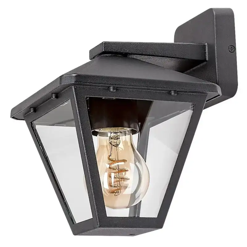RABALUX Paravento spoljna zidna lampa crna aluminijumska E27 40W 2