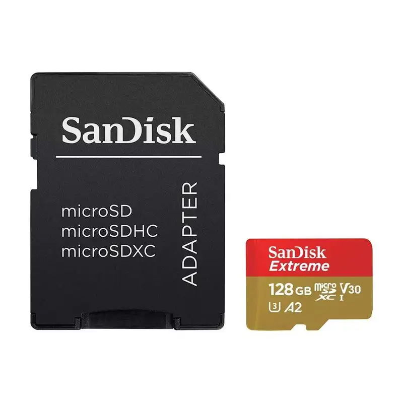 SANDISK SDXC 128GB Extreme micro Pro Deluxe 190MB/s A2 C10 V30 UHS-I U3