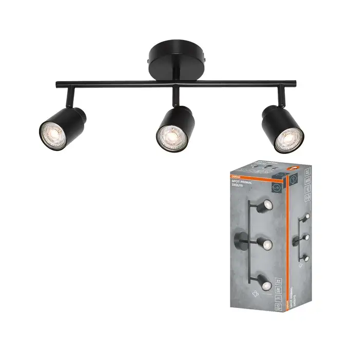 OSRAM  LED Spot lampa Primal 3XGU10,crna