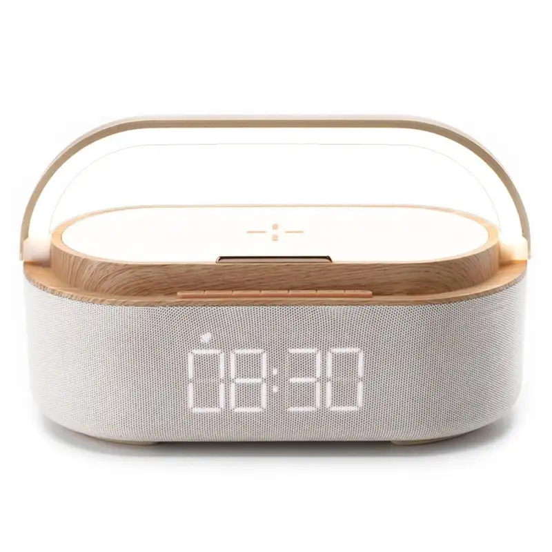 MOYE Aurora Plus Radio Lamp with Clock and Wi-Fi Charger