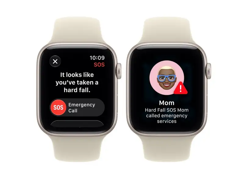 APPLE Watch SE3 v2 GPS 44mm Starlight Aluminium Case with Sand Sport Band - M/L mjl54rk/a