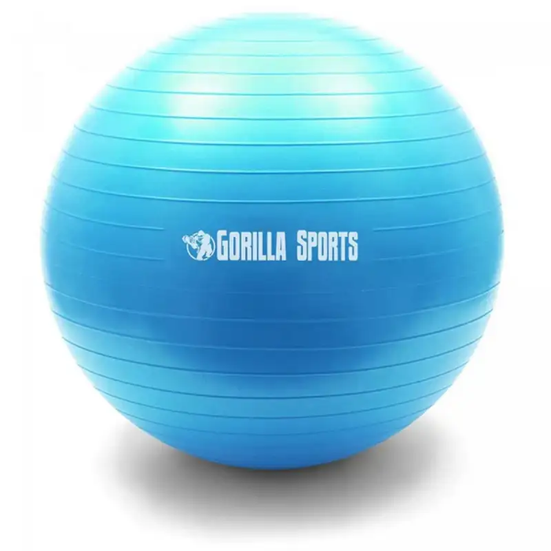 GORILLA SPORTS Lopta za vezbanje (55 cm / Plava)