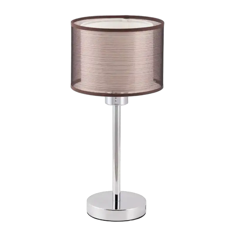 RABALUX Anastasia stona lampa E27 60W hrom/braon