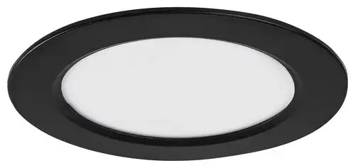 RABALUX Shaun2 plafonjera 6W 4000K crna okrugla
