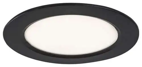 RABALUX Shaun2 plafonjera 6W 4000K crna okrugla