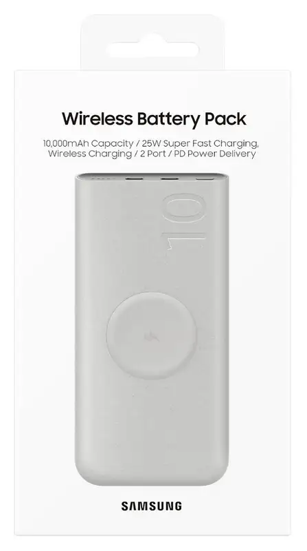SAMSUNG Power Bank 10000mAh 7.5W Wireless Beige EB-U2510-XUE