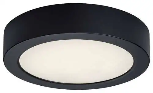 RABALUX Shaun2 plafonjera 15W 4000K crna okrugla