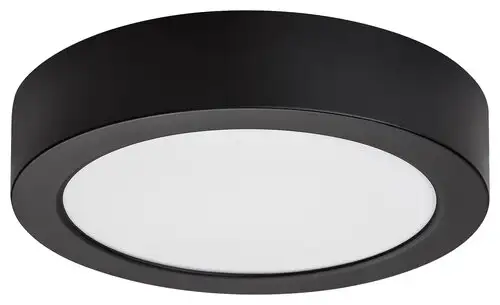 RABALUX Shaun2 plafonjera 15W 4000K crna okrugla