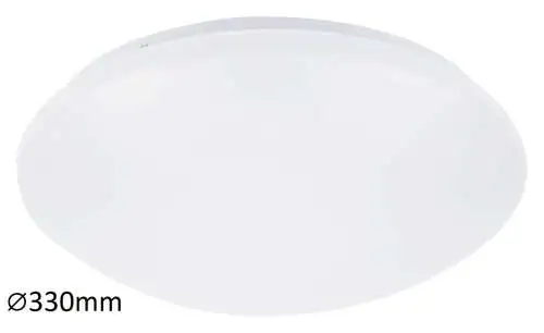 RABALUX Lucas plafonjera LED 18W 4000K 33cm bela IP20