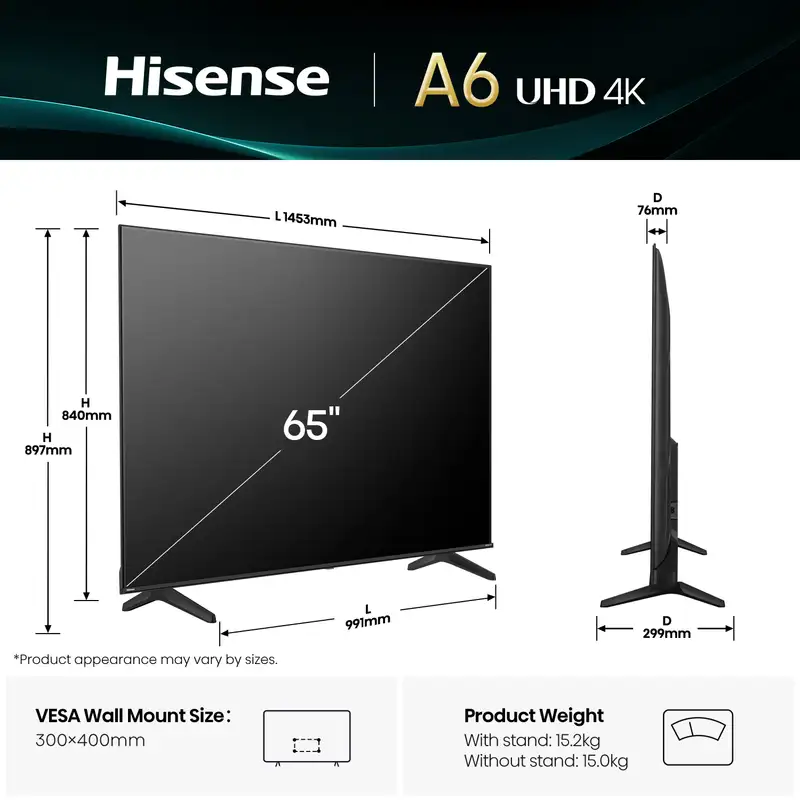 HISENSE 75A6Q