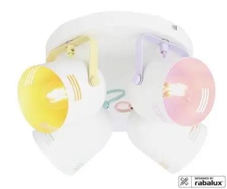 RABALUX Minuet Spot E14 4X MAX 40W designed by Rabalux multicolour
