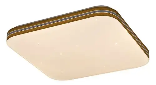 RABALUX Oscar2,  LED 18W, 1350lm,  4000K, 34cm, zvezdasta, braon prsten