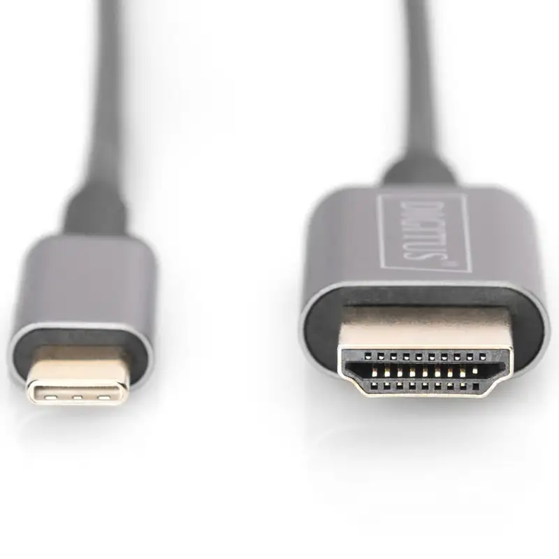 DIGITUS Kabl USB Tip C na HDMI 4K 1.8m crni