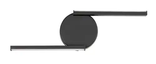 RABALUX Sabira, LED zidna lampa crna 340lm-790lm, 4000K 8W IP20