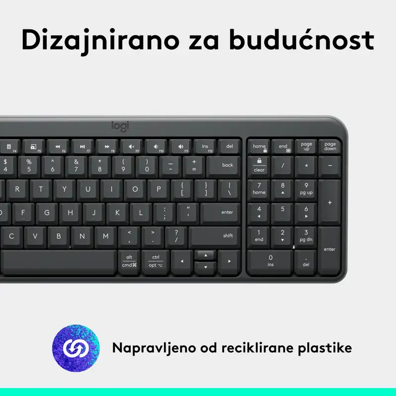 LOGITECH K250 Graphite US 920-013451 Bezicna Tastatura