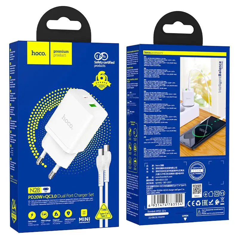 HOCO N28 Founder tip C PD20W, QC3.0