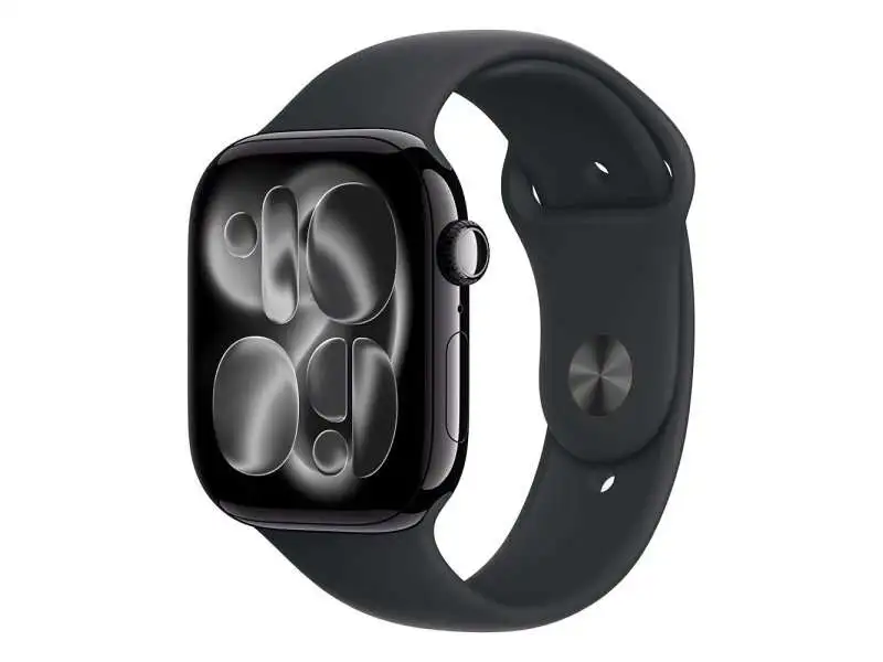 APPLE Watch S11 GPS 46mm Jet Black Aluminium Case with Black Sport Band - S/M meuw4rk/a
