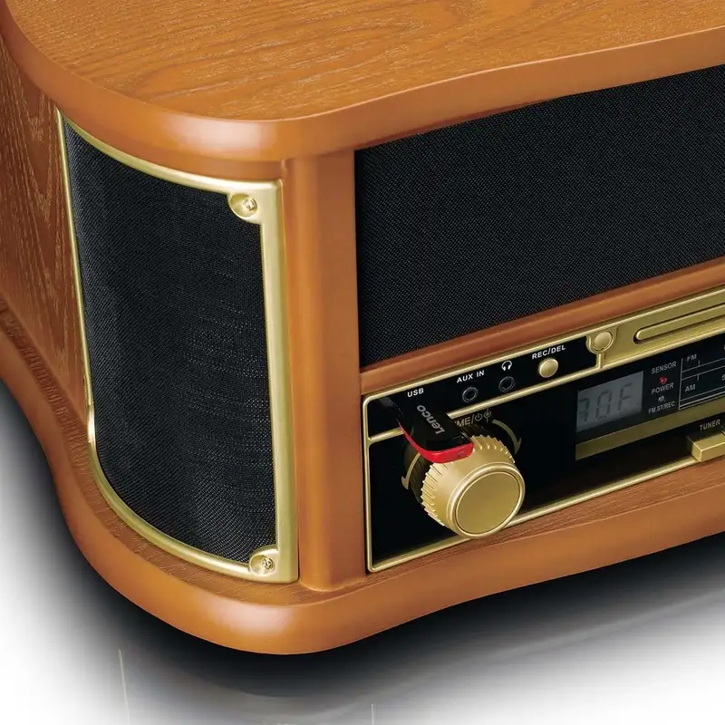 LENCO TCD-2551WD Classic Phono retro
