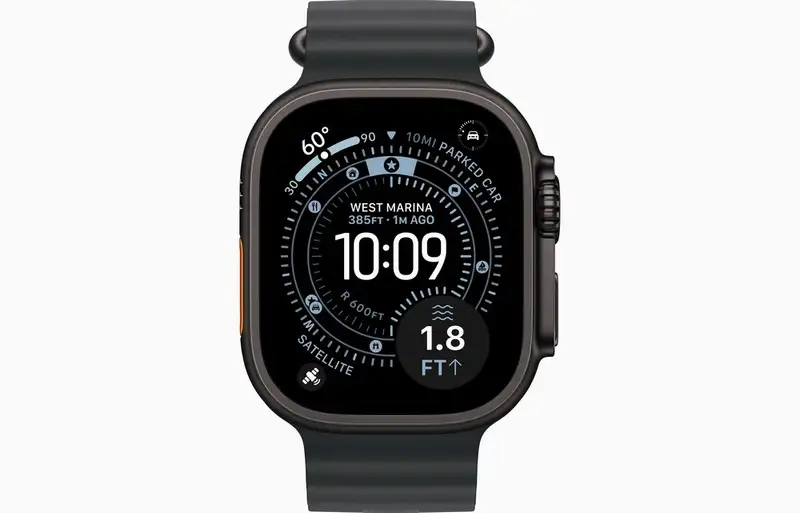 APPLE Watch Ultra 3 Cellular 49mm Black Titanium Case with Black Ocean Band mf0j4se/a