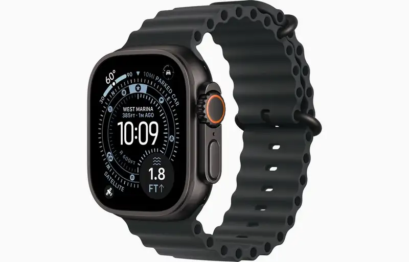 APPLE Watch Ultra 3 Cellular 49mm Black Titanium Case with Black Ocean Band mf0j4se/a