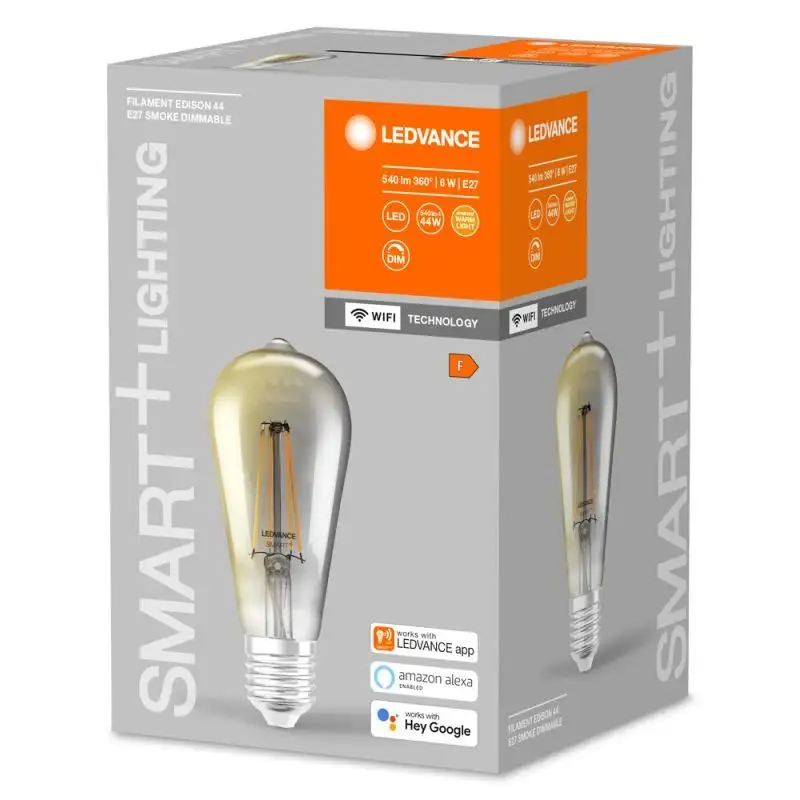 LEDVANCE  smart  6W E27 2500K Edison