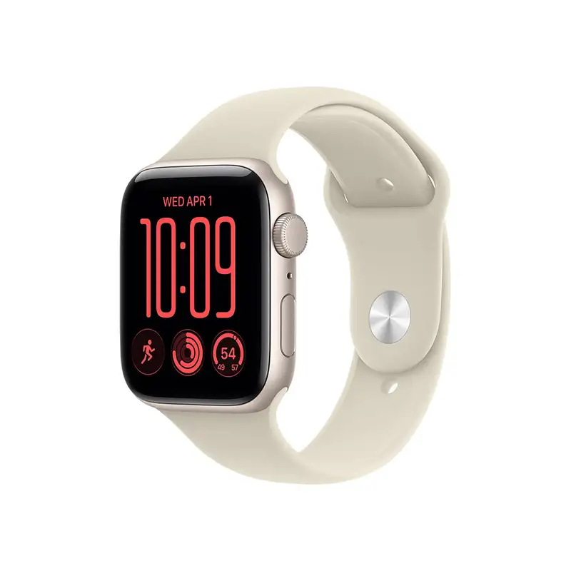 APPLE Watch SE3 v2 GPS 40mm Starlight Aluminium Case with Sand Sport Band - S/M mjkr4rk/a