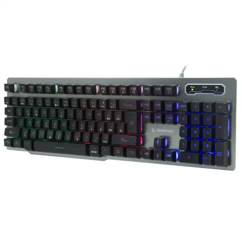 RAMPAGE KB-R78 GRAY/BLACK