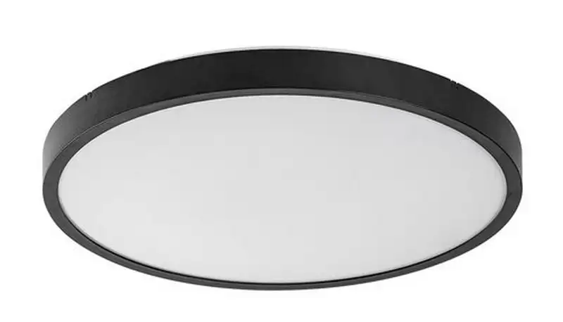RABALUX Alenzo, LED plafonjera sa daljinskim, dimabilna, 24W, 3000-6000K, 35.5cm, IP44, crna