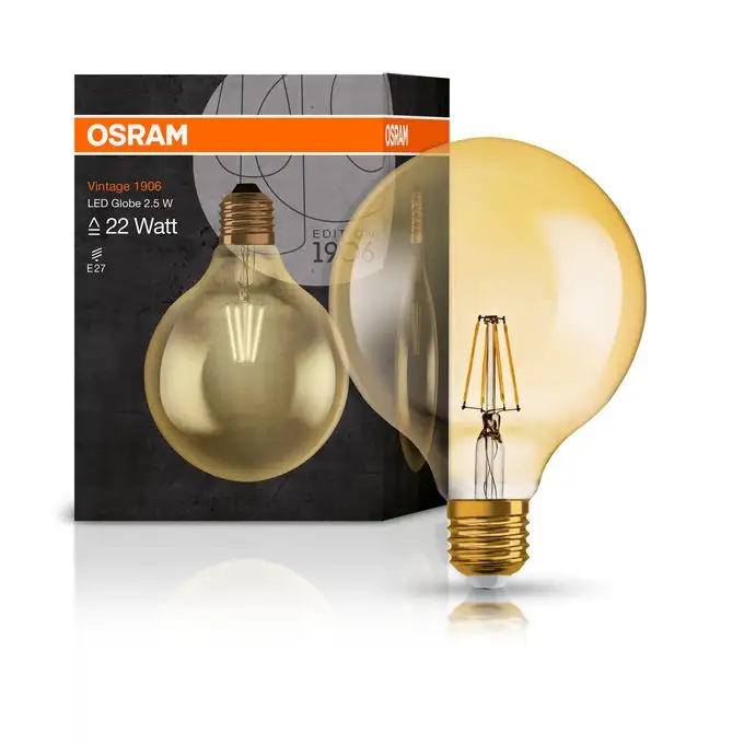 OSRAM Vintage 1906 LED  GOLD 22 3W/824 E27