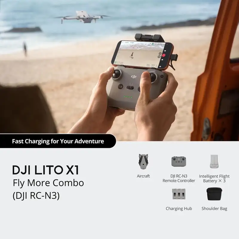 DJI Lito X1 Fly More Combo (DJI RC-N3) CP.MA.00000974.01