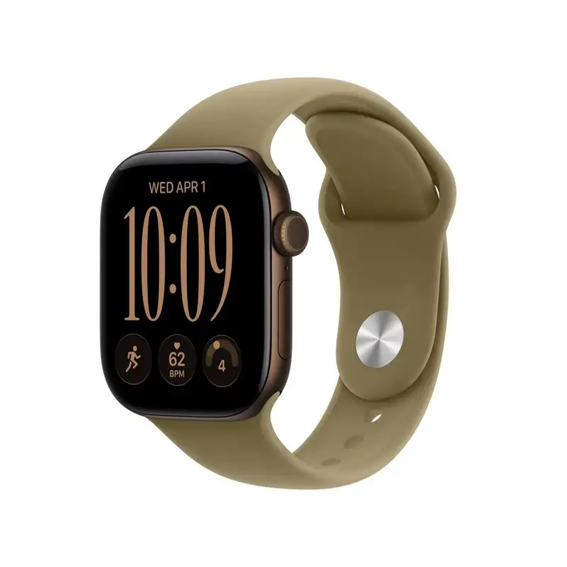 APPLE Watch S12 GPS 42mm Dark Bronze Aluminium Case with Olive Sport Band - M/L mjeg4wf/a