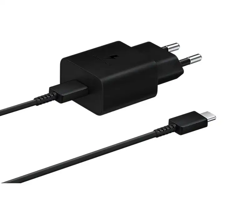 SAMSUNG Power Adapter 15W Type-C + Cable Black EP-T1510-XBE