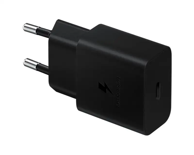 SAMSUNG Power Adapter 15W Type-C + Cable Black EP-T1510-XBE