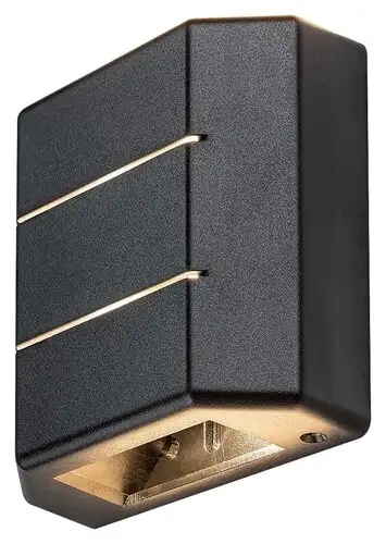 RABALUX Lippa, spoljna zidna LED 6W 3000K, IP54 2 snopa crna