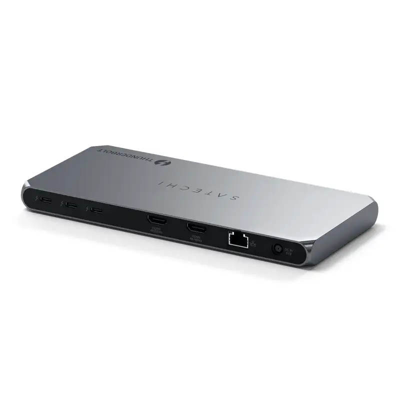 Satechi Thunderbolt 4 Multi-Display Docking Station - EU - sivi - ST-DT4MDM-EU
