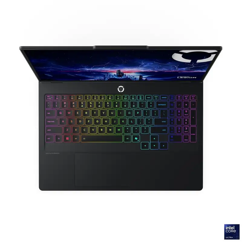 LENOVO Legion Pro 5 16IRX10, 16" WQXGA, Intel Core i9-14900HX, 16GB, 1TB, RTX5050, SRB, DOS, Aluminium Top, Eclipse Black (83NN0018YA)