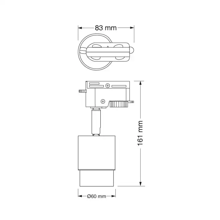 OSRAM  Spot lampa Beam GU10,bela