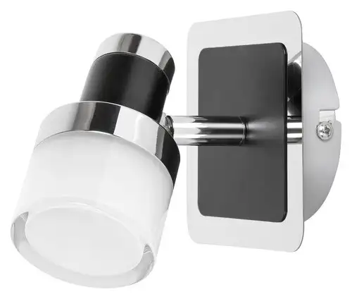 RABALUX Harold,kupatilska,LED5W,IP44,hrom/crna/opal