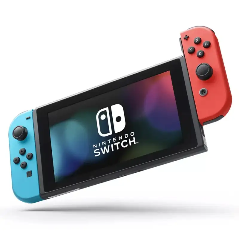 NINTENDO Switch Console (OLED Model) Neon Red and Blue